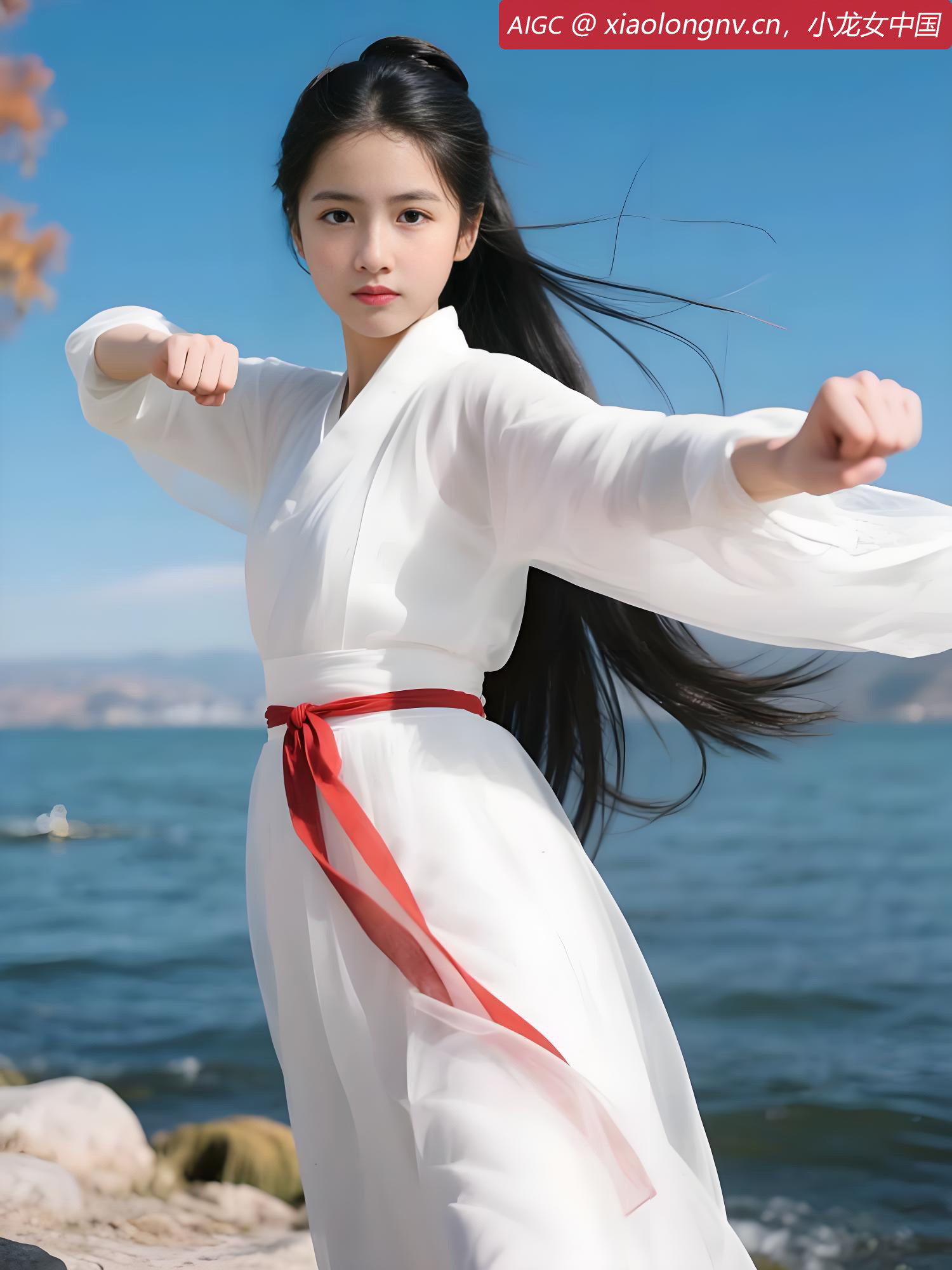 超凡脱俗，尽显古墓派传人的灵动与飘逸