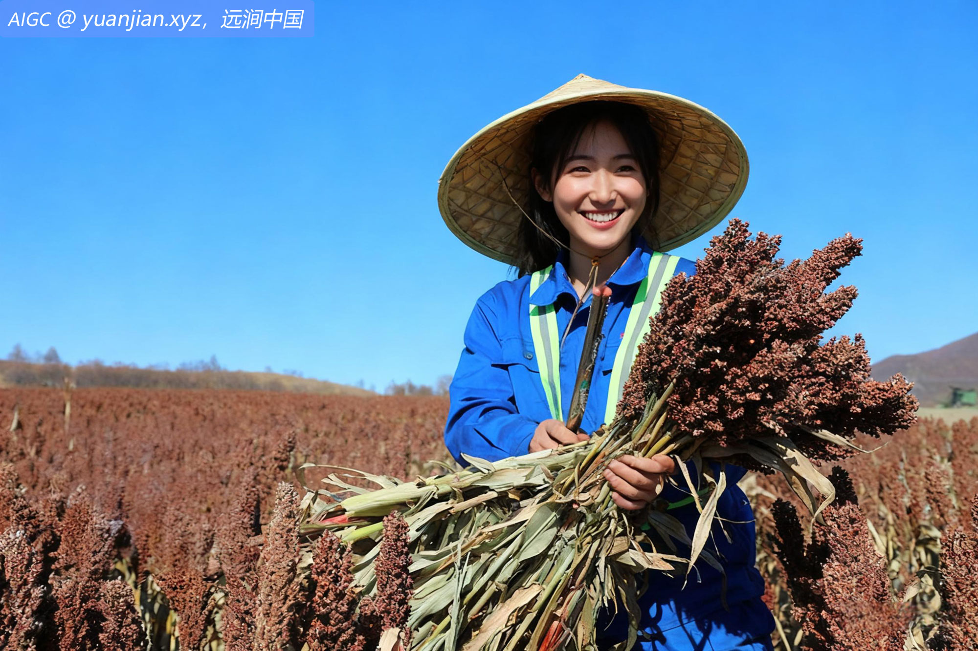 内蒙古绰尔河农牧场两千亩高粱喜获丰收