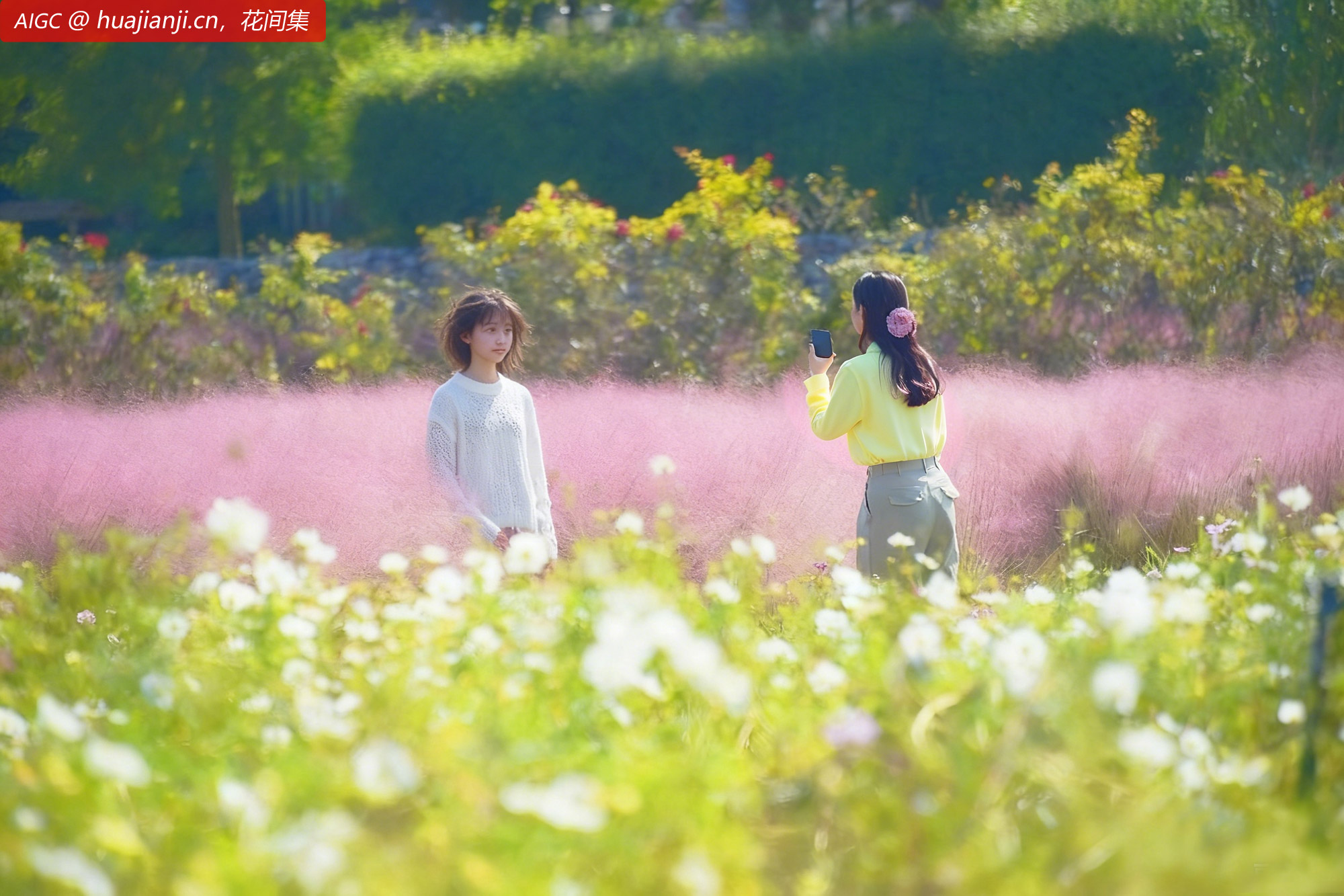 江苏宿迁，三台山国家森林公园花海色彩斑斓