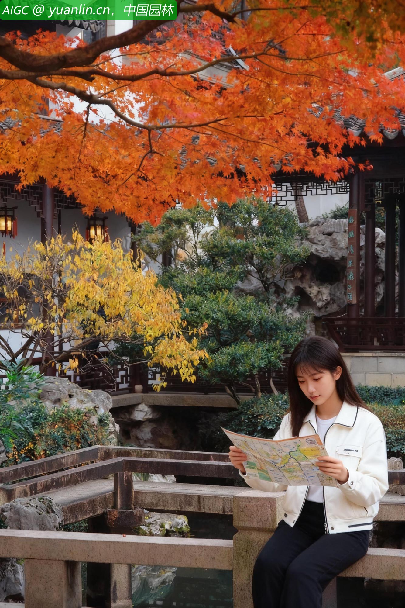 秋日，苏州环秀山庄