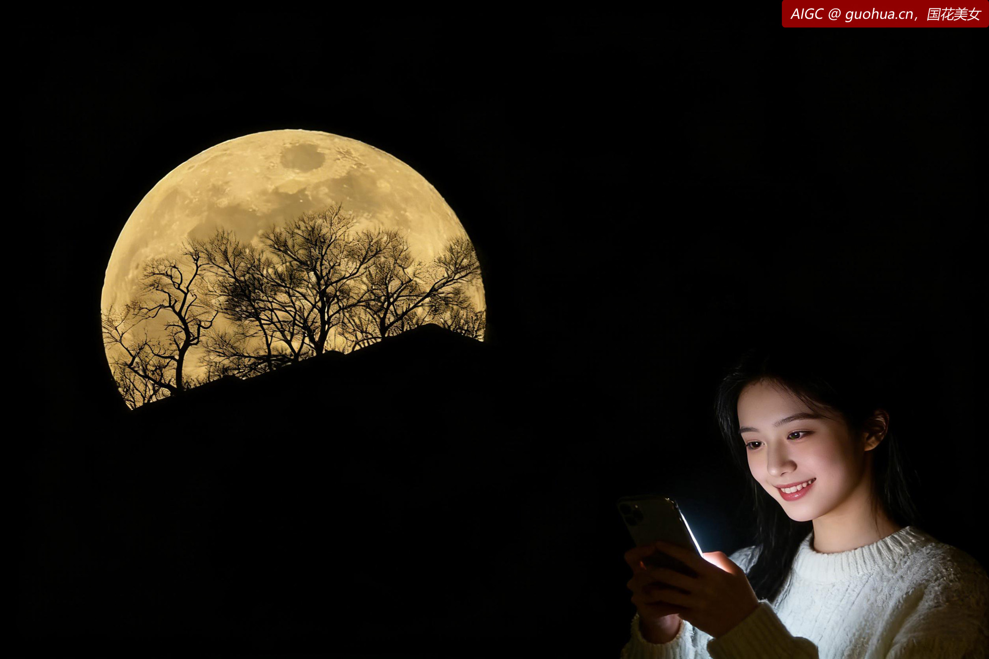 2026年南京上空的超级月亮