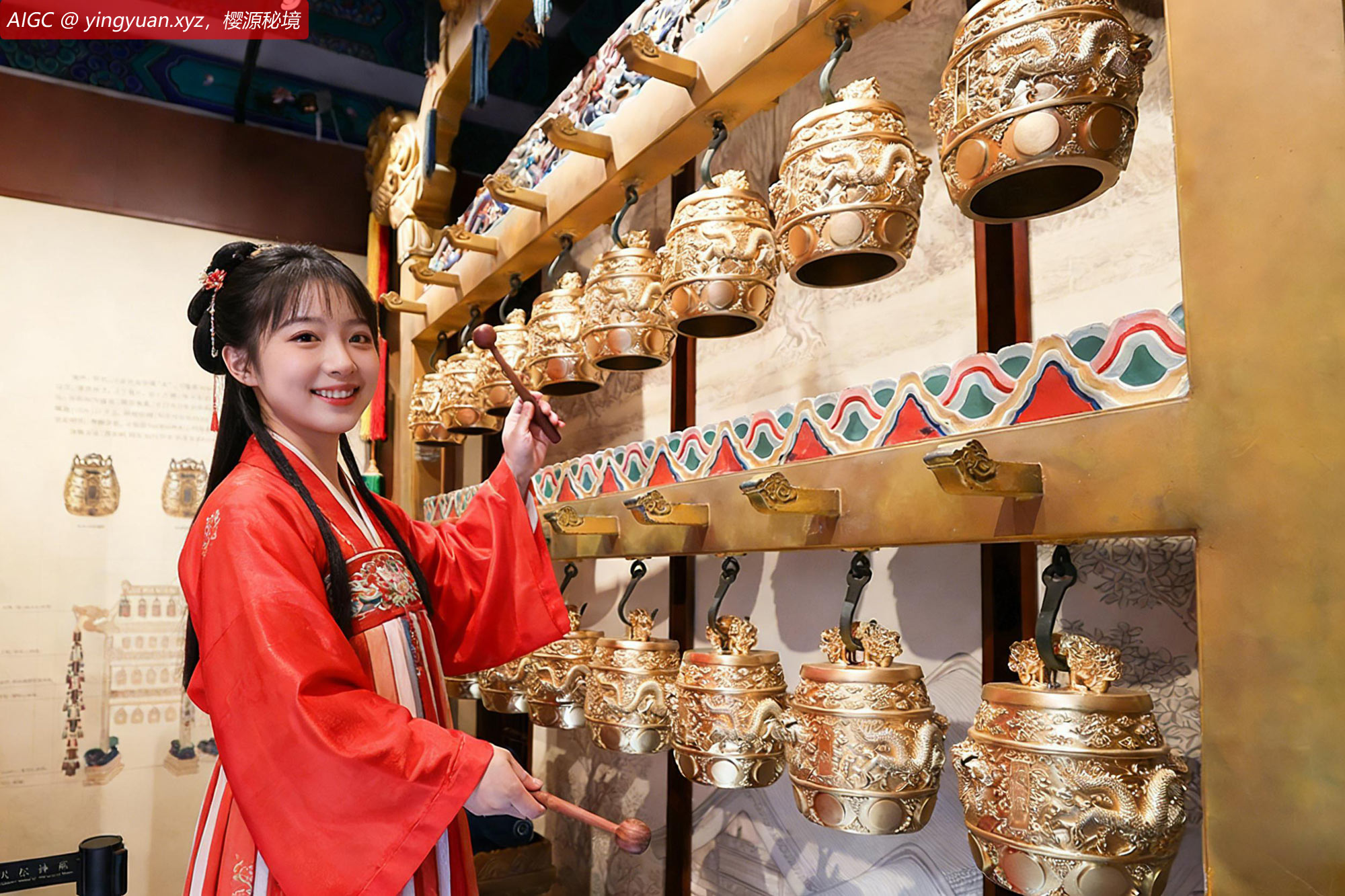 天坛公园在神乐署布设“天坛神乐署中和韶乐展”