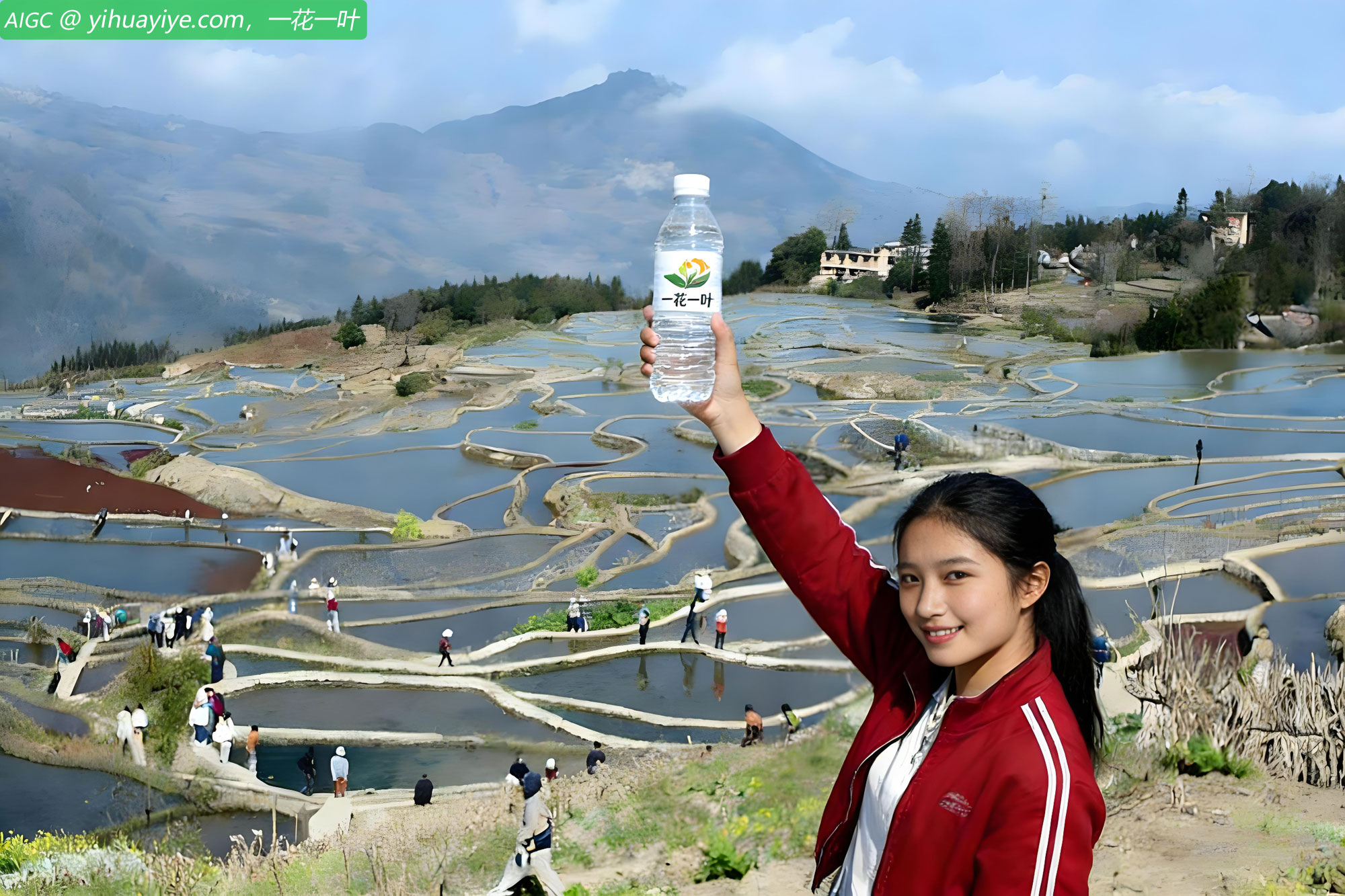 云南元阳哈尼梯田进入最佳观赏期