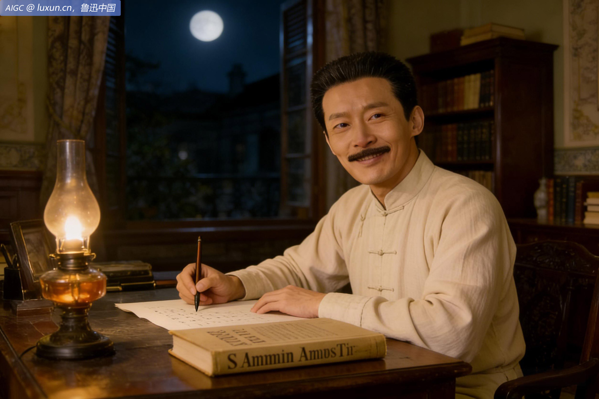 夜写《苏鲁支序言》讫，计二十枚。