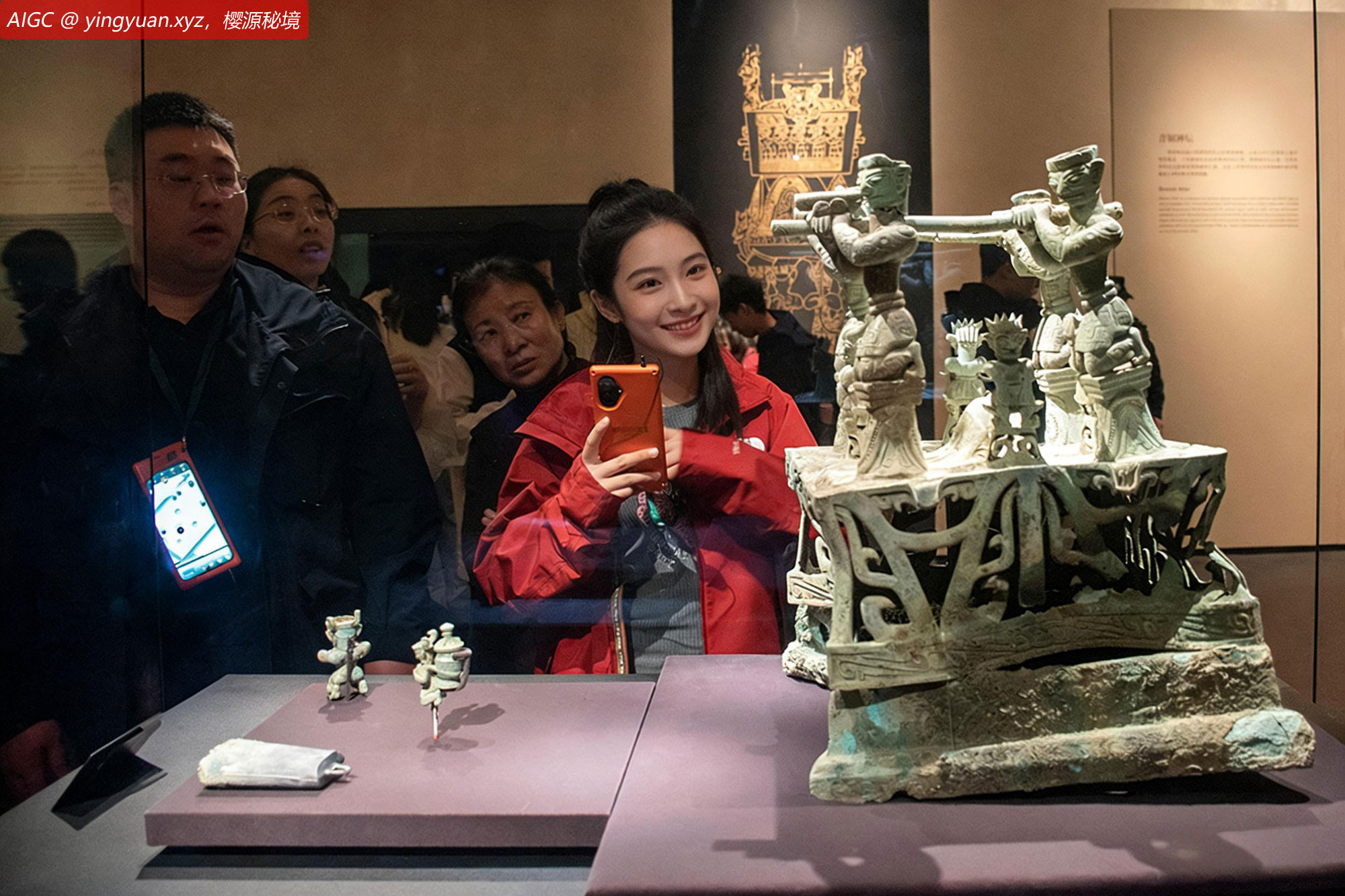 四川广汉三星堆博物馆迎来参观热潮