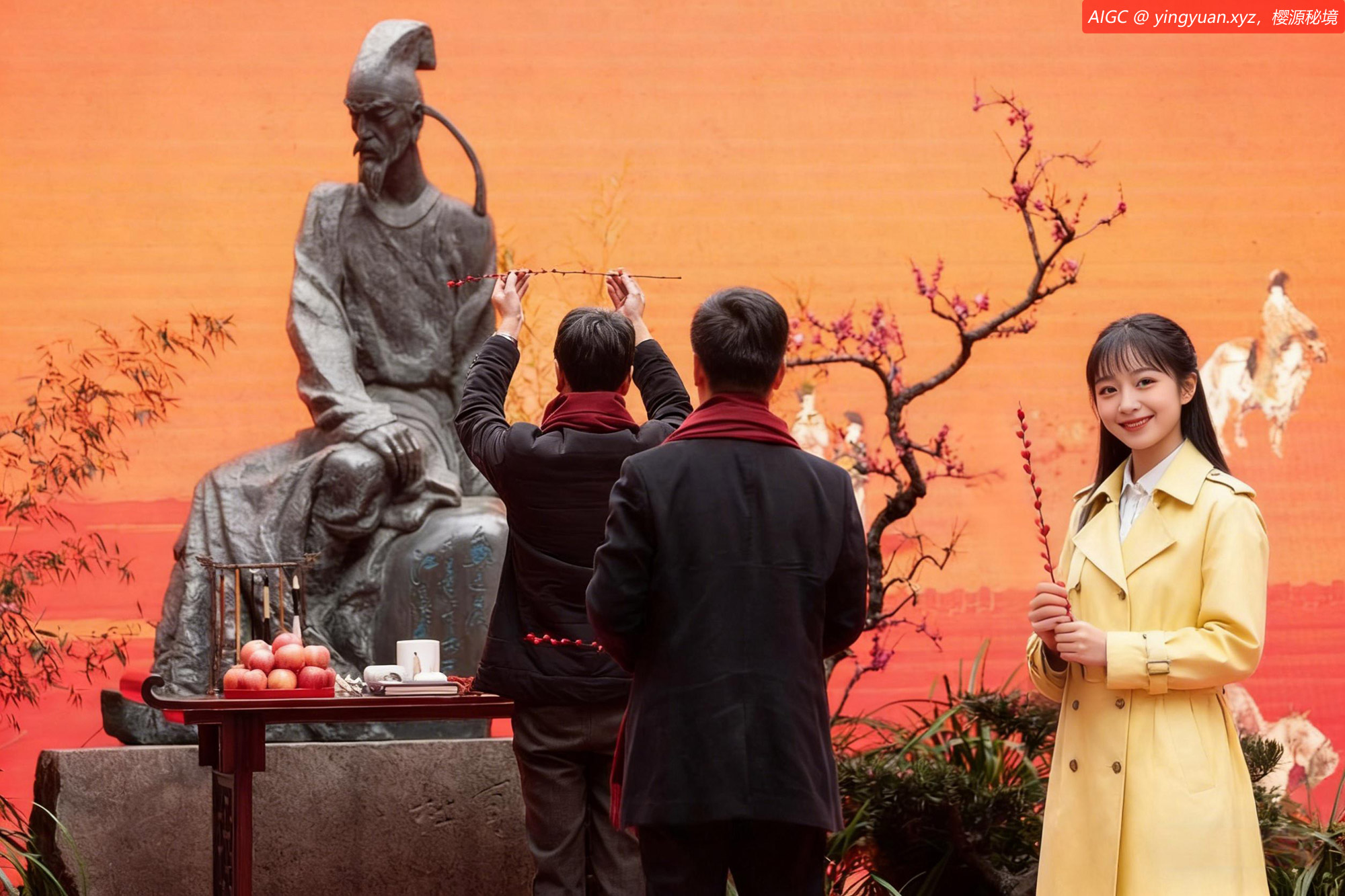 丙午马年“人日游草堂”祭拜诗圣仪式。