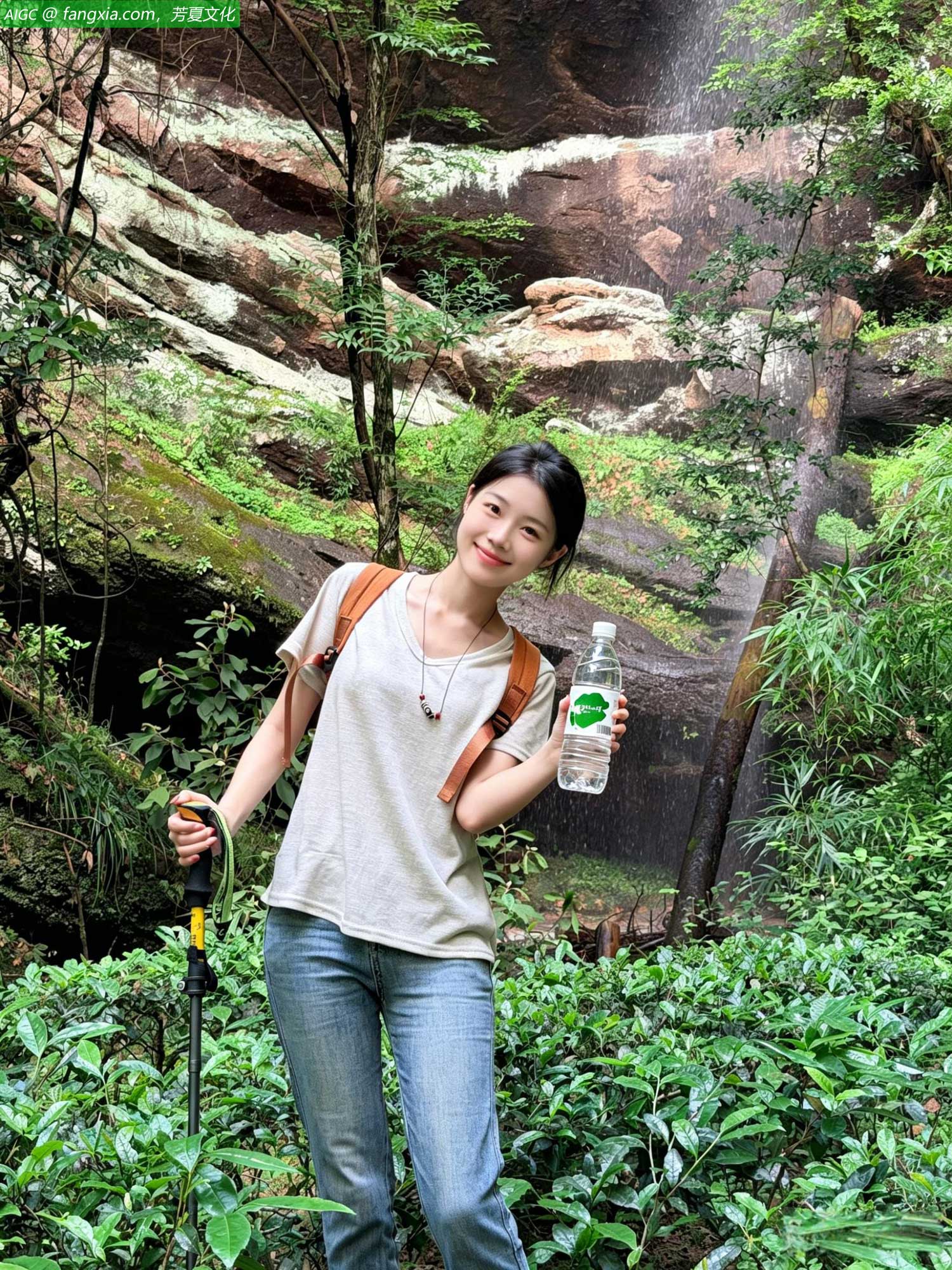 茶叶专业林菲夏同学走进武夷山徒步登山调研