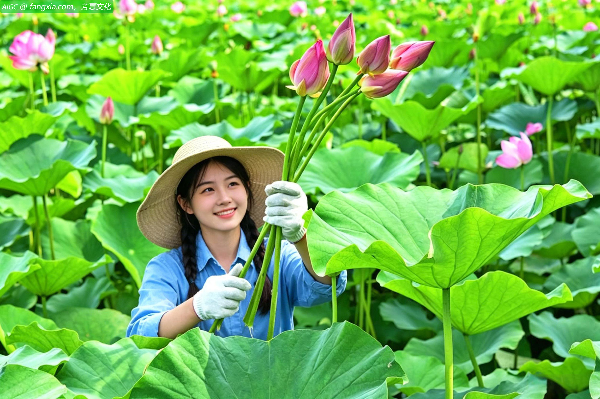 江苏淮安：大运河畔数万株百合花迎来盛放期